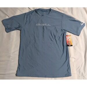 O'Neill UPF 50+ Performance Sun Shirt Dusty Blue Mens Large NWT